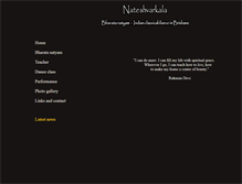 Tablet Screenshot of nateshvarkala.com